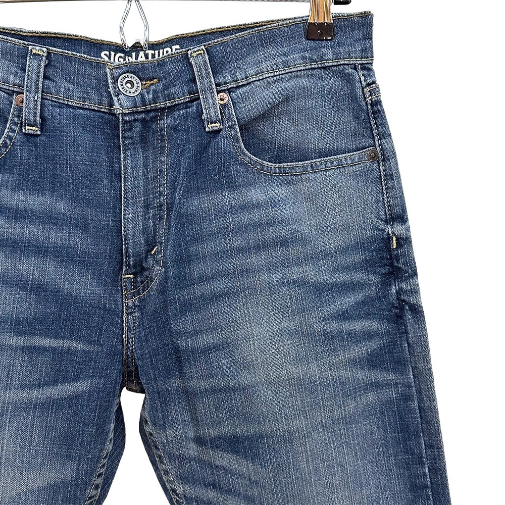 SIGNATURE BY LEVI STRAUSS Men's S37 Slim Jeans •‎ 30 x 30 • blue medium wash